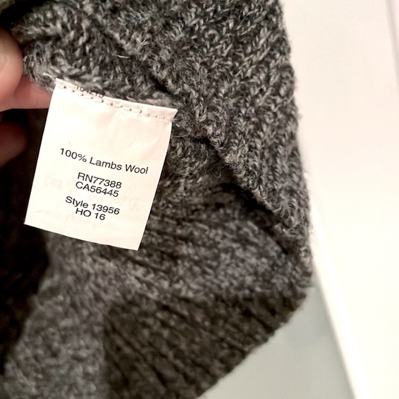 New J.Crew Men’s Wool Half-Zip SweaterSize SGray